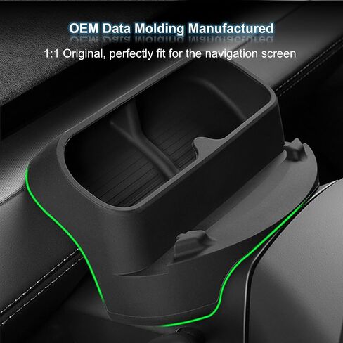 حامل النظارات الشمسية على شكل عجلة القيادة من السيليكون متوافق مع طراز Tesla Model Y Juniper 2025، حامل حامل هاتف لوحة القيادة، علبة لوحة العدادات، صندوق النظارات الشمسية، حامل الهاتف لطراز Tesla Y Refresh in Kuwait