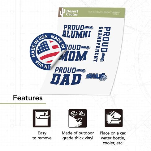 Desert Cactus Liberty University Stickers Flames Vinyl Decal Laptop Water Bottle Car Scrapbook 13.43x10.98 Sheet (Family Full Sheet) in Saudi Arabia