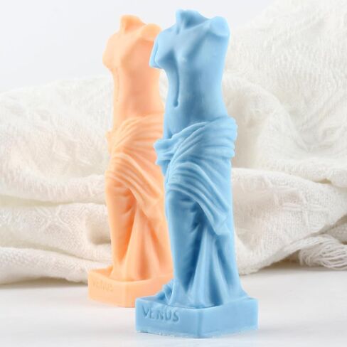 3D Venus Goddess Candle Mold Venus Goddess Portrait Ancient Roman Venus Silicone Mold for Candle Making Resin Aromatherapy Gypsum Wax Clay Craft in Saudi Arabia