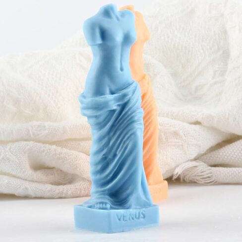 3D Venus Goddess Candle Mold Venus Goddess Portrait Ancient Roman Venus Silicone Mold for Candle Making Resin Aromatherapy Gypsum Wax Clay Craft in Saudi Arabia