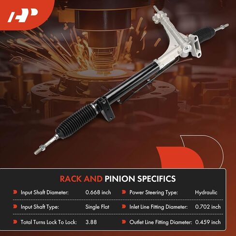 A-Premium - Electronic Power Steering Rack and Pinion Compatible with Ram ProMaster 1500 2500 3500 2014-2021 in Saudi Arabia