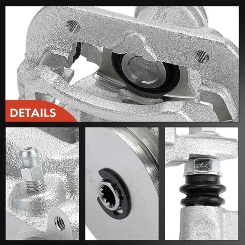 A-Premium Disc Brake Caliper Assembly with Bracket Compatible with Toyota Vehicles - RAV4 2019-2024, Prius 2023-2024, Venza 2021-2024, Corolla Cross 2022-2024, Prius Prime 2023-2024 - Rear Passenger in Saudi Arabia
