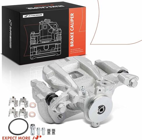 A-Premium Disc Brake Caliper Assembly with Bracket Compatible with Toyota Vehicles - RAV4 2019-2024, Prius 2023-2024, Venza 2021-2024, Corolla Cross 2022-2024, Prius Prime 2023-2024 - Rear Passenger in Saudi Arabia