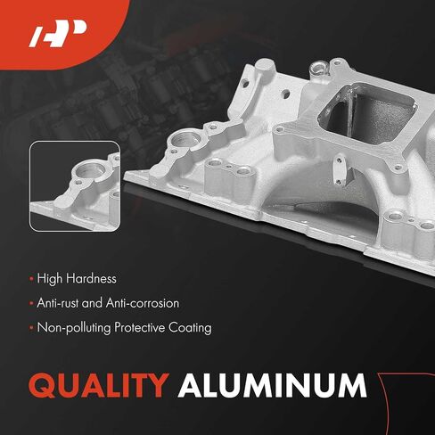 A-Premium Aluminum Single Plane EFI Multi-port SBC 4150 Intake Manifold [W/Fuel Rail, Idle-2500-7500] Compatible with Chevy, GMC, Olds & More GMC Vehicles - C,G,K,R,V-Class, Regal, Truck & More in Saudi Arabia