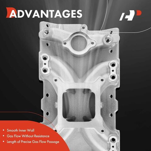 A-Premium Aluminum Single Plane EFI Multi-port SBC 4150 Intake Manifold [W/Fuel Rail, Idle-2500-7500] Compatible with Chevy, GMC, Olds & More GMC Vehicles - C,G,K,R,V-Class, Regal, Truck & More in Saudi Arabia