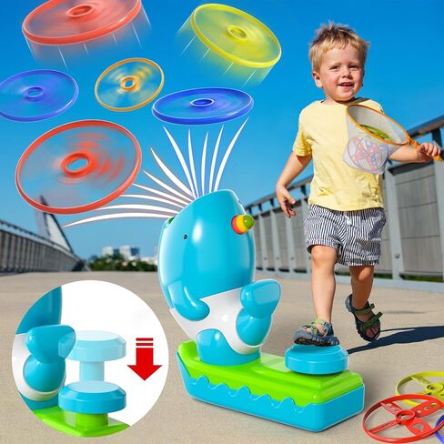 ألعاب في الهواء الطلق للأطفال الأولاد الذين تتراوح أعمارهم بين 3-5 4-8، قاذفة القرص الطائر في الهواء الطلق هدايا اللعب للأولاد 3 4 5 6 7 8 سنوات من العمر، أفكار خارج اللعب في الهواء الطلق للأطفال الصغار الأولاد الذين تتراوح أعمارهم بين 3-5 6-8 4-8 in Kuwait