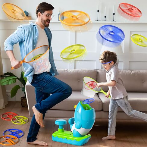 ألعاب في الهواء الطلق للأطفال الأولاد الذين تتراوح أعمارهم بين 3-5 4-8، قاذفة القرص الطائر في الهواء الطلق هدايا اللعب للأولاد 3 4 5 6 7 8 سنوات من العمر، أفكار خارج اللعب في الهواء الطلق للأطفال الصغار الأولاد الذين تتراوح أعمارهم بين 3-5 6-8 4-8 in Kuwait