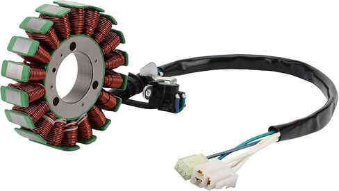 Magneto Stator 18 لفائف التآكل والرطوبة استبدال الجزء الثابت للمحرك الكهربائي متوافق مع 2020 YZF-R25 2019-2021 YZF-R3 MT25 2020 2021 MT03 دراجة نارية in Kuwait