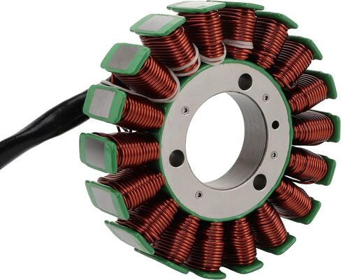Magneto Stator 18 لفائف التآكل والرطوبة استبدال الجزء الثابت للمحرك الكهربائي متوافق مع 2020 YZF-R25 2019-2021 YZF-R3 MT25 2020 2021 MT03 دراجة نارية in Kuwait