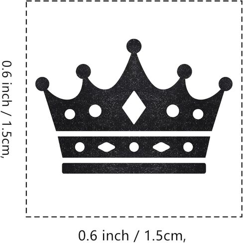 ختم مطاطي من Crown King Queen، ختم صغير صغير مقاس 3/5 بوصة لمخطط صنع بطاقات القصاصات in Saudi Arabia