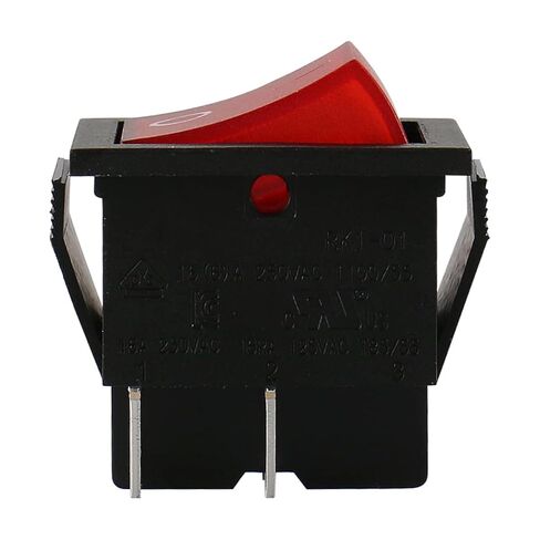 Baomain Boat Rocker Switch DPST ON/Off 1/4" Width Terminal 4 Pin 16A 250V UL TUV List Yellow Pack of 2 in Saudi Arabia