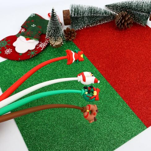 12 Styles Christmas Gel Pens, Adorable Cartoon Xmas Ink Pen for Boys & Girls, Winter Smooth Writing Pens Bulk for Christmas Winter Holiday Party School Office Supplies, 12 Pcs in Saudi Arabia