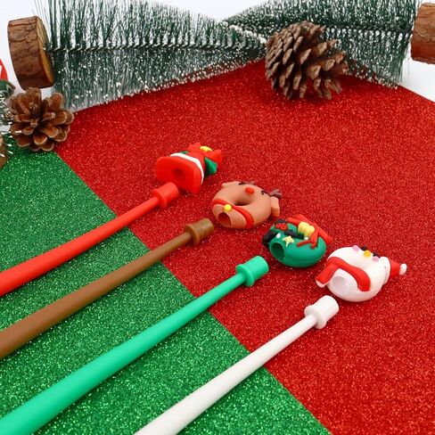 12 Styles Christmas Gel Pens, Adorable Cartoon Xmas Ink Pen for Boys & Girls, Winter Smooth Writing Pens Bulk for Christmas Winter Holiday Party School Office Supplies, 12 Pcs in Saudi Arabia