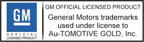 Au-TOMOTIVE GOLD INC. Officially Licensed Chrome Logo on Black Acrylic License Plate Kit for GMC Denali in Saudi Arabia