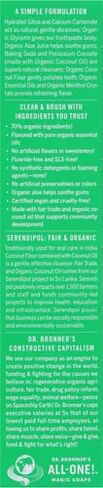 Dr. Bronner’s - All-One Toothpaste Variety Pack - Peppermint & Spearmint, 70% Organic Ingredients, Fluoride-Free, Helps Freshen Breath, Vegan (5oz, 2-Pack) in Kuwait