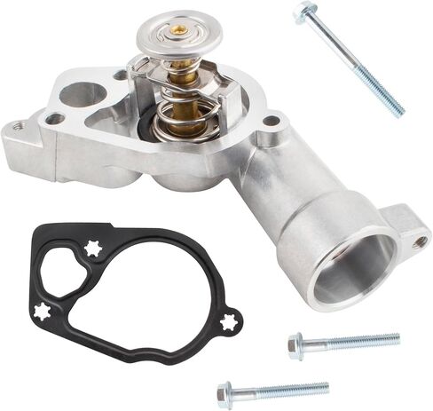 BOXI 902-2100 Engine Coolant Thermostat Housing Assembly Fits for Buick Allure LaCrosse 2005 2006 2007 2008 Rendezvous 2004 2005 2006 / for Suzuki XL-7 2007 2008 2009 V6 3.6L / Replaces 12597257 in Saudi Arabia