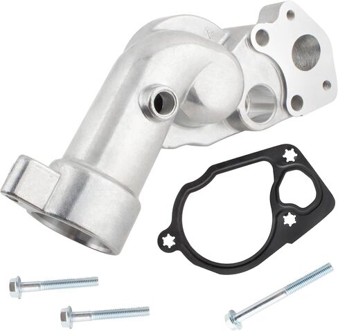 BOXI 902-2100 Engine Coolant Thermostat Housing Assembly Fits for Buick Allure LaCrosse 2005 2006 2007 2008 Rendezvous 2004 2005 2006 / for Suzuki XL-7 2007 2008 2009 V6 3.6L / Replaces 12597257 in Saudi Arabia