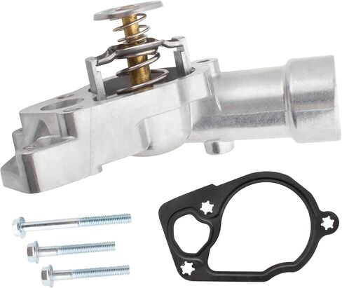 BOXI 902-2100 Engine Coolant Thermostat Housing Assembly Fits for Buick Allure LaCrosse 2005 2006 2007 2008 Rendezvous 2004 2005 2006 / for Suzuki XL-7 2007 2008 2009 V6 3.6L / Replaces 12597257 in Saudi Arabia