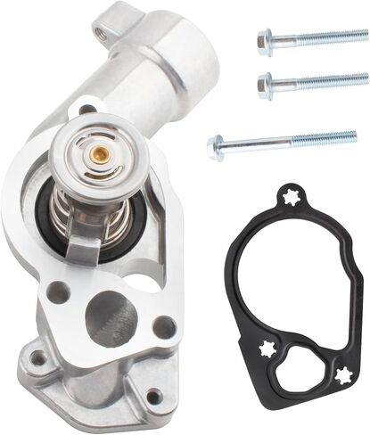 BOXI 902-2100 Engine Coolant Thermostat Housing Assembly Fits for Buick Allure LaCrosse 2005 2006 2007 2008 Rendezvous 2004 2005 2006 / for Suzuki XL-7 2007 2008 2009 V6 3.6L / Replaces 12597257 in Saudi Arabia
