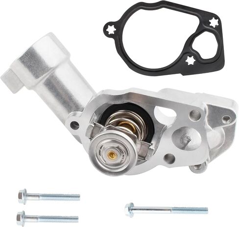 BOXI 902-2100 Engine Coolant Thermostat Housing Assembly Fits for Buick Allure LaCrosse 2005 2006 2007 2008 Rendezvous 2004 2005 2006 / for Suzuki XL-7 2007 2008 2009 V6 3.6L / Replaces 12597257 in Saudi Arabia