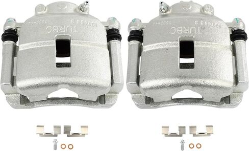 ECCPP Disc Brake Caliper Assembly with Bracket Compatible For 2003-2009 For Chrysler For PT Cruiser,2003-2005 For Dodge For Neon Front 18-B4882 18-B4883 2PCS in Saudi Arabia