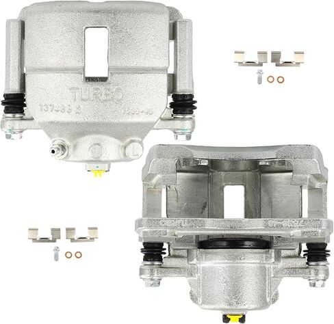 ECCPP Disc Brake Caliper Assembly with Bracket Compatible For 2003-2009 For Chrysler For PT Cruiser,2003-2005 For Dodge For Neon Front 18-B4882 18-B4883 2PCS in Saudi Arabia