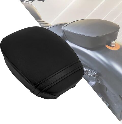 HDBUBALUS Motorcycle Rear Passenger Pillion Pad Seat w/Belt Passenger Seat Fit For Harley Sportster XL 1200 883 48 2016-2022 in Saudi Arabia
