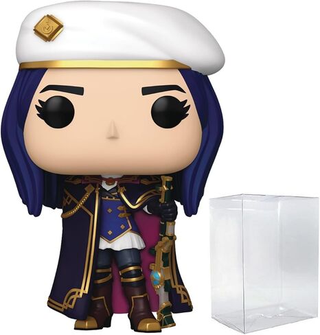 POP TV: Arcane League of Legends - شخصية Caitlyn Funko من الفينيل (مع حافظة حماية صندوقية متوافقة)، متعددة الألوان، 3.75 بوصة in Saudi Arabia