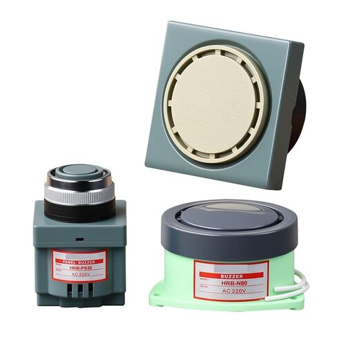 HRB-N80 صفارة إنذار صناعية AC220V صفارة ميكانيكية نشطة مع سلك (Hrb-p80continoussounddc12v) in Kuwait