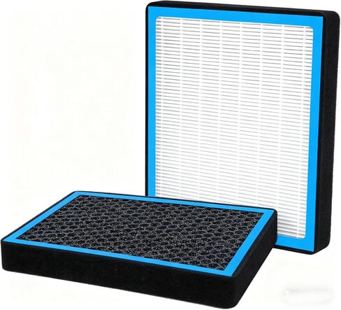 CF11966 فلتر هواء المقصورة مع الكربون المنشط متوافق مع Chevy Silverado 1500 2500 3500 HD Cruze GMC Cadillac Buick |Enclave Encore GX Envision Camaro Colorado CT5 CT6 CTS Malibu Bolt EUV Bolt EV in Kuwait