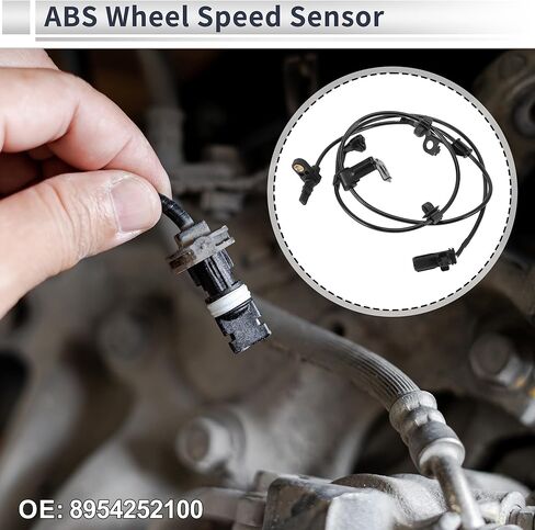 Front Left ABS Wheel Speed Sensor for Toyota Prius C 2012-2019 ABS Sensor Anti-lock Braking System Sensor No.8954252100 1 Pcs in Saudi Arabia