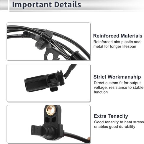 Front Left ABS Wheel Speed Sensor for Toyota Prius C 2012-2019 ABS Sensor Anti-lock Braking System Sensor No.8954252100 1 Pcs in Saudi Arabia