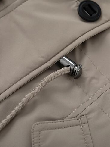 GGleaf Women's Winter Thicken Jacket Quilted Coat Puffer Parka with Faux Fur Trim Hood in Kuwait