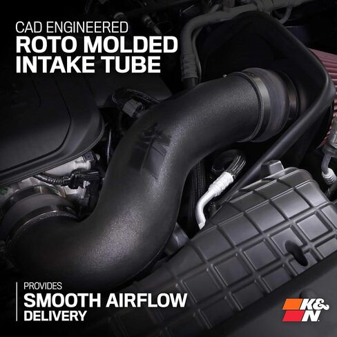 K&N Cold Air Intake System: High-Flow Air-Filter, Increase Performance & Horsepower: Compatible with 2022-2023 JEEP Grand Cherokee; 2022-2023 JEEP Grand Cherokee L, 63-1593 in Saudi Arabia