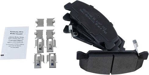 Front and Rear Brake Pads Semi Metallic Hardware Compatible with 1992-2000 Honda Civic in Saudi Arabia