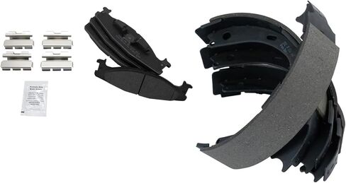 Front and Rear Brake Pads Semi Metallic Compatible with 1994-1996 Ford F-150 1994-1996 Bronco in Saudi Arabia