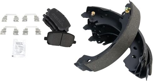 Front Brake Pads Semi Metallic Compatible with 2003-2008 Toyota Corolla in Saudi Arabia
