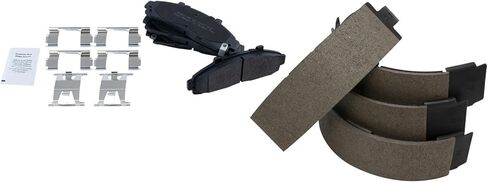 Front and Rear Brake Pad Set Semi Metallic Compatible with 1995-2002 Ford Ranger 1995-2002 Mazda B2300 1998-2001 B2500 1995-2002 B3000 1995-2002 B4000 in Saudi Arabia