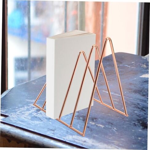 TEHAUX Metal Bookshelf for Desktop Bookends Book Supports Book Storage Rack for Home Office in Saudi Arabia