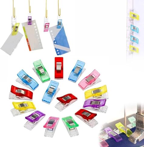 Plastic Set 60 Pieces Multipurpose Small Clips for Kitchen Bags Office Lightweight Sealing Grip for Household Craft Use in Saudi Arabia