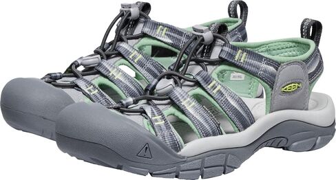 KEEN Women's Newport H2 Closed Toe Water Sandals, Monochrome/Fawn, 7 in Saudi Arabia