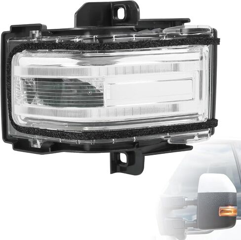 Door Tow Mirror Turn Signal LED Lights Passenger Right Side Replacement for F150 F250 F350 F450 F550 2015-2024, Replace FL34-13B381-CC in Saudi Arabia