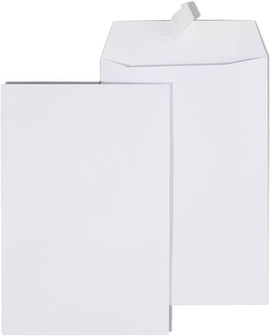 مظاريف بريدية من Staples Catalog، QuickStrip EasyClose Peel & Seal، 6 × 9 بوصة، 100 حزمة، أبيض in Saudi Arabia