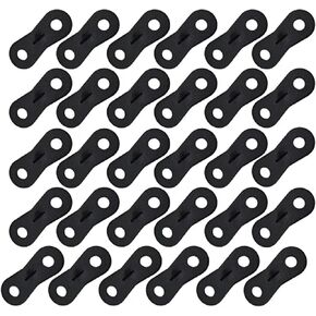 شداد حبل الخيمة 80 قطعة، مثبت حبل خيمة التخييم، ملحقات ضبط خط المظلة، مشبك سدادة تثبيت لتثبيت الخيام/المظلات لجعلها ثابتة (فضي) in Kuwait