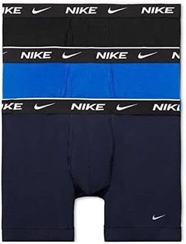 Nike Essential Micro 3pk Boxer Brief, Black Multi Distress, M in Saudi Arabia