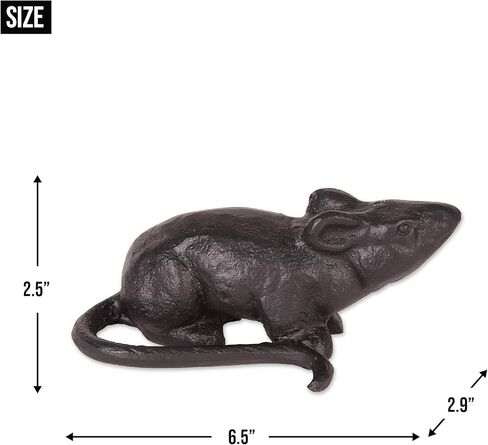 سدادة باب معدنية مزخرفة من زينجز اند ثينجز، 6.5x2.9x2.5 in Kuwait