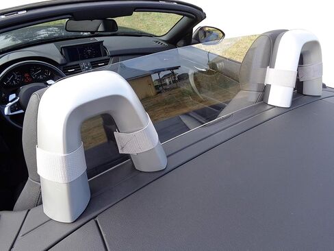 حاجز الرياح رقم 1، حاجز الرياح للزجاج الأمامي، لون دخاني وليكسان، متوافق مع BMW Z4 2009 - الآن in Kuwait