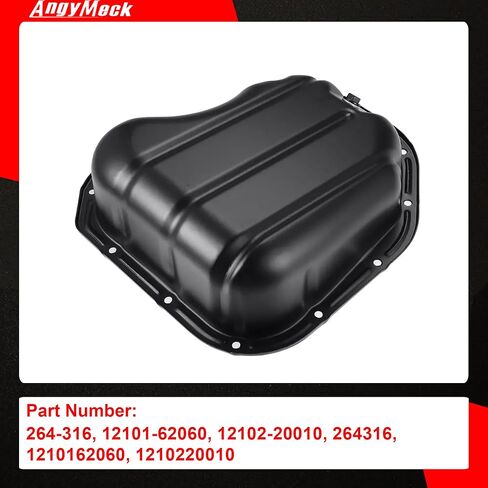 Lower Oil Pan Sump Compatible with Toyota Camry Avalon Solara Lexus RX300 RX400h ES300 3.0L, 3.3L V6 Replace 264-316, 12101-62060 in Saudi Arabia