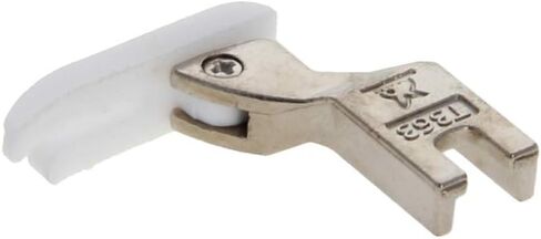 Othmro 2Pcs T58N Presser Feet Plastic Narrow Presser Foot Industrial Sewing Foot Hinged Steel Sewing Machine Presser Feet for Single Needle Industrial Sewing Machine White Silver in Saudi Arabia