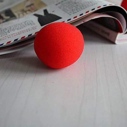 MilesMagic Magician's Set of 4 Close Up Classical Sponge Balls 4.5cm Soft & Funny Street Comedy Stage Magic Trick (Red) in Saudi Arabia